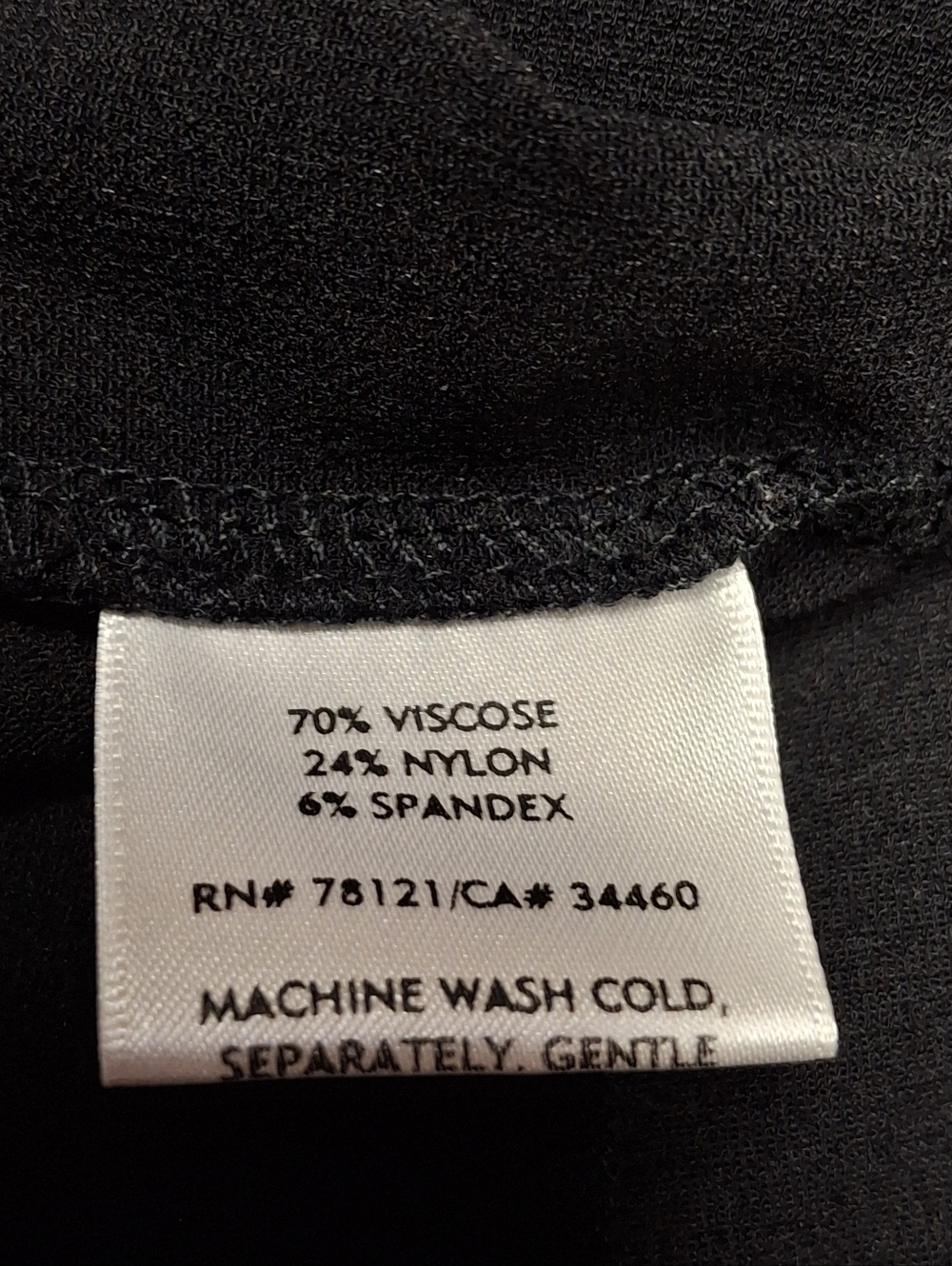 Eileen Fisher Sleeveless Black Viscose Jersey Blend Top Tank  Women Size 2x - Picture 10 of 15